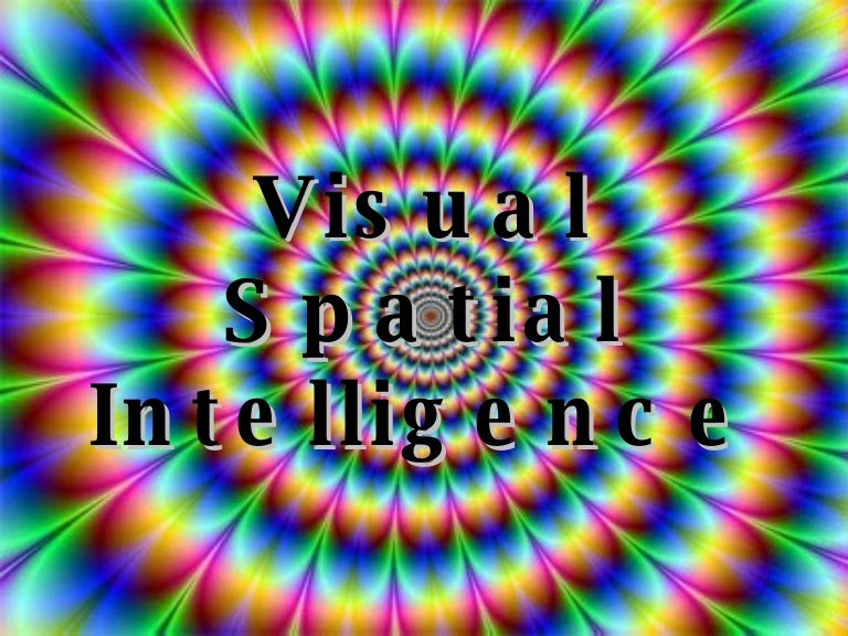 Visual intelligence definition
